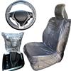 Auptiz 10 coprisedili usa e getta, per sedili anteriori, per il conducente, con leva del cambio, impermeabili e antipolvere, per auto