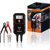OSRAM BATTERYcharge 904, caricabatterie intelligente 4A e mantenitore di carica, per batterie di piccole dimensioni, 12v