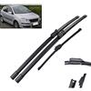 DBAOXIN Spazzole tergicristallo Anteriori Posteriori, per VW Polo MK 4 Typ 9N3 9N Parabrezza 2006 2007 2008 2009 21;; 19;; 13;;