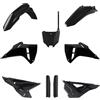 POLISPORT 91600 - Kit di plastica completo compatibile con Honda CRF 250R/450R 25' - Design OEM con vestibilità perfetta, materiale resistente, facile installazione e durata, colore nero