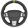 WQKRBMGU Copri sterzo DIY Nero in Pelle Artificiale per Volante Auto Renault Megane 3 (Coupe GT) RS 2010-2016