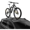 ALTHURA Portabici Tetto Auto per Barre Portatutto - Bloccaggio Rapido Ruote, Morsa Girevole 360°, Compatibile E-Bike/Carbonio (Max 20kg), Bici da 12 a 29 - Protezioni Antigraffio, Antifurto Incluso