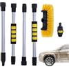 Generic Spazzola telescopica per lavaggio auto, setole morbide, con asta, strumento di lavaggio auto, asta staccabile, spazzola per lavaggio auto, attrezzatura per lavaggio auto e testina spray per una