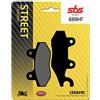 SBS Coppia Pastiglie Freno SBS 688 Hf (Organica) Xlv 125 Varadero 2001-2011 Kymco People S 250 2006>