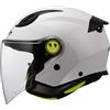 LS2, Casco Moto Jet Bambino FUNNY II SOLID Gloss White, L