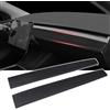 CNSPEED - Rivestimento per cruscotto compatibile con Tesla Model 3 / Model Y 2021-2023, copertura in ABS per pannello cruscotto della console centrale (Nero Opaco)