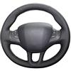 Shining wheat Coprivolante nero in similpelle per Peugeot 208 2011-2019 Peugeot 2008 2013-2018 2019