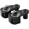 Generic Kit di riser per manubrio | Riser per moto in lega di alluminio | Supporto per manubrio moto, parti per moto, migliorare l'altezza del manubrio