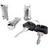 Generico Serie completa serrature chiusura - Kit completo con chiavi - P.iaggio 50 125 150 200 Vespa PK N S XL Rush T5 PX Arcobaleno - CI0560