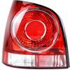 LAYYSD Fanale Posteriore Per POLO 2006 2007 2008 2009 2010 Alloggiamento Della Lampada Del Fanale Posteriore Senza Lampadine Alloggiamento Del Fanale Posteriore Dell'auto Blocchi Fari Posteriori Auto(Red Lef