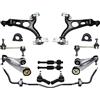 W-Parts KIT BRACCI ANTERIORI + BARRA STABILIZZATRICE COMPATIBILE CON ALFA ROMEO 147-156 -GT Rinforzati