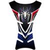 AZgraphishop PARASERBATOIO RESINA 3D COMPATIBILE PER MOTO BMW HONDA DUCATI YAMAHA KAWASAKI TRIUMPH BENELLI APRILIA CAGIVA Spiderman-Style FM-H004 (Model C)