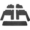 MTM Tappetini Gomma per Lancia Voyager 11.2011-2015 Design a Vaschetta, su Misura con Bordi Rialzati cod. 3D 5480
