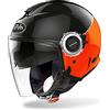 Airoh CASCO AIROH HELIOS FLUO BLACK/ORANGE GLOSS XS