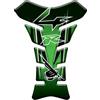 Paraserbatoio.it ADESIVO RESINATO PARASERBATOIO EFFETTO 3D, PER MOTO COMPATIBILE CON KAWASAKI NINJA ZX 4R (VERDE)
