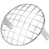 Akozon Copertura per griglia per fari moto 7 , montaggio laterale, universale, per Cafe Racer (argento)