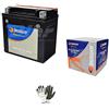 farbrothersonline COMPATIBILE CON BUELL 1200 XB12 Ss Lightning 2010 BATTERIA GIA' PRONTA ALL'USO TECNIUM YTX14-BS 12V 12AH BATTERIE 12 AMPERE SPECIFICA PER MOTO SCOOTER 150X87X145