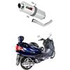 DOMINATOR BURGMAN 400 Marmitta racing OVAL Dominator Exhaust Terminale di Scarico Silenziatore 1998 1999 2000 2001 2002