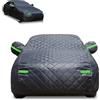 Generico Telo Copriauto Antigrandine Impermeabile, per Ford F-150(1997-2004) Regular Short Bed, Ispessito Telo Copriauto Resistente Vento Neve Pioggia Grandine Sole Raggi UV e Neve, Nero
