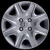 Rixto Kit di 4 copricerchi adattabili - per PEUGEOT 308/207 - diametro 15 - con logo cromato - non originali