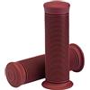 GZM Manopole Grips Biltwell Kung Fu 2.0 Gomma TPV Rosse Oxblood da 1'' 25 MM Universale x Manubrio Moto Harley e Custom