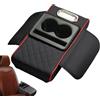 Generic Copri Console Centrale - Cuscino Multifunzionale Per Bracciolo Auto Con Portabicchieri E Porta Telefono | Copertura Protettiva Per Console Per Scatola Bracciolo, Interni Auto, Protezione Bra