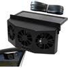 Naqqios Ventilatore per auto ad energia solare - Ventilatore per auto, Ventilatore per finestrino solare per auto | Aspiratore per finestrino auto con 3 uscite, Aspiratore per finestrino automatico con batter