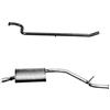 Generico MARMITTA SILENZIATORE POSTERIORE TUBO compatibile per FIAT PANDA 1100 4X4 DAL 1991 AL 2000