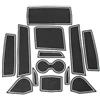 Generico Tappetini antiscivolo Tappetino Antiscivolo Per Porta Auto, Accessorio Per Peugeot 3008 3008 2016 2017 2018-2023(Wit)
