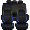 GTFRFD Auto Set Coprisedili per Dacia Sandero 3 / Sandero Stepway 3 III 2021-2023 2024 Protezione del Sedile Impermeabile in Pelle PU a 5 Posti,B