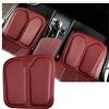 ontto Cuscino per sedile auto, per sedili anteriori, adatto per Kia Sportage Sorento Soul NIRO Stinger Seltos EV6 K8 MQ4 Memory Foam Pad Cuscino per auto, per sedia da ufficio, vino rosso