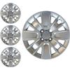RYELDOM Copricerchi 14 Pollici per Fiat Panda dal 2012, Set 4 Coppe Ruota in Nylon Flessibile Resistenti, Copricerchi Auto 14, Made in Italy