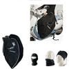 farbrothersonline COMPATIBILE CON HONDA FORZA 350 COPRIGAMBE ANTIFREDDO IMPERMEABILE PARANNANZA DA INDOSSARE SUI FIANCHI COPERTURA PER GAMBE PER SCOOTER UNIVERSALE COPERTA TERMICA+PELLICCIA