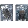 MEXITAL Pastiglie freno Semi-metallico Anteriori + Posteriore per GS 500 (E/K/FK) (96-08)
