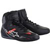 Alpinestars Fastback 2 Scarpe da moto, nero/bianco, 11.5 (45)