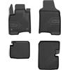 OMAC Tappetini Tappetini in Gomma Compatibili con FIAT Panda III Hybrid 2020-2026 TPE Nero 4 Pezzi