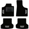 QUEMAR Tappetini Auto compatibili con Audi A3 8P 8PA e Cabrio 2003-2012/ Kit Tappeti Moquette e Gomma su Misura (Set 2 Anteriori +2 Poster.)/ Ricami e Colori Personalizzati (Bordo Antracite, 4 Ricami)