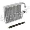 TOPRAN 117 120 Scambiatore calore per riscaldamento abitacolo con guarnizione per veicolo con guida a Dx per veicolo con guida a Sx
