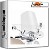 MOTOTOPGUN kappa 293ak + a293ak parabrezza clear compatibile con sym fiddle iii 50 125 2015 2016 2017 2018 2019 2020 2021 2022 2023 mototopgun