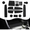 YEE PIN Tappetini in Gomma per Dacia Jogger 2022-2024 - Antiscivolo, Compatibili Con Console Centrale e Scatola Portaoggetti Interno (Nero)