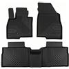 OMAC Tappetini Tappetini in Gomma Compatibili con Jaecoo J7 2024-2026 außer PHEV TPE Nero 3 Pezzi