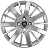Fiat Copricerchio Coppa Ruota originale emblema rosso argento per cerchio da 15 pollici 51812813
