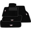 Generico Tappetini compatibili con Mini Cooper F56-3 porte 2014-2022, kit tappetini auto personalizzati, set tappeti in moquette, tappeto auto