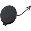 Asudaro Copertura del gancio di traino dell'auto,Copri gancio di traino del rimorchio del paraurti anteriore del vano copertura del gancio di traino paraurti anteriore compatibile con 09-13 Polo 6RD807241