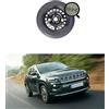 D'ANGELO 1988 Ruotino di Scorta 17 compatibile con Jeep Compass 2017> (NO Phev 4XE) 165/80R17