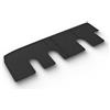 Gledring Tappetini in Gomma Compatibile con Fiat Talento 2016- / Renault Trafic 2014-2019 / Opel Vivaro 2014-2019 / Nissan NV300 2016- (Bus) (2a Fila) (Profilo G 2-Parti + Clip di Montaggio)