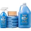 Aero Cosmetics Wash Wax All - Kit di pulizia auto, con o senza acqua, qualità aeronautica, per auto, campeggio, auto, barca, moto, miglior kit di lavaggio usato a casa, ufficio, scuola, garage, parcheggio