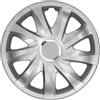 NRM Copricerchi Universali Drift Silver 13, Set 4 Pezzi