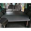 BREMER SITZBEZÜGE - Ripiano ribaltabile, compatibile con VW T5 T6 T6.1 Transporter Caravelle, letto per camper TSPUni/altezza 51 cm con ripiano di colore: TSP nero Uni