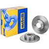 metelligroup 23-0014 Disco Freno, Kit Composto da 2 Dischi Freno, Pezzo di Ricambio per Auto/Automobile, Certificato ECE R90